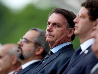 Tổng thống Brazil Jair Bolsonaru. Ảnh:  EPA-EFE.