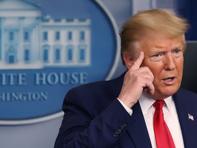 Tổng thống Mỹ Donald Trump tại Nhà Trắng hôm 6/4. Ảnh: Getty Images.