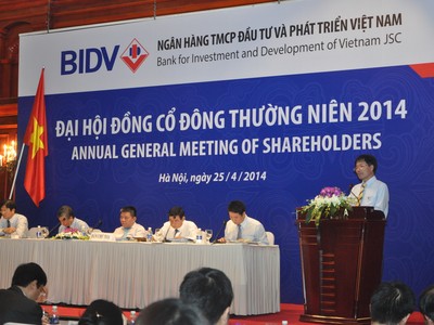 Đại hội đồng cổ đông BIDV: Cổ đông đề nghị nâng cổ tức
