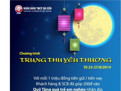 “Trung thu yêu thương” với SCB