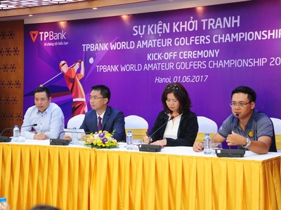 Chính thức khởi động TPBank World Amateur Golfers Championship 2017 