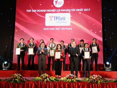 TPBank: Nhóm 50 doanh nghiệp lợi nhuận tốt nhất Việt Nam 2017