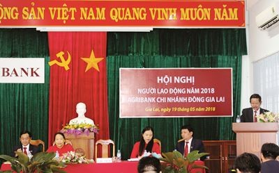 Agribank Đông Gia Lai tổ chức thành công Hội nghị Người lao động năm 2018
