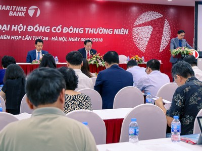 ĐHCĐ Maritime Bank 2018: Sẽ niêm yết trên HOSE vào quý I/2019