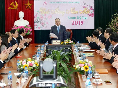 Thủ tướng Chính phủ Nguyễn Xuân Phúc phát biểu tại buổi làm việc.