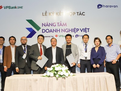VPBank và công ty công nghệ Haravan hợp tác chương trình "Nâng tầm 50.000 doanh nghiệp Việt"