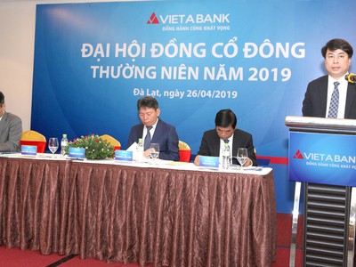 ĐHĐCĐ 2019 VietABank: Dự kiến lợi nhuận trước thuế năm 2019 đạt 281 tỷ đồng
