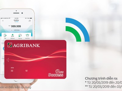 Chủ thẻ Agribank được ưu đãi khi thanh toán dịch vụ Grab qua Ví điện tử Moca