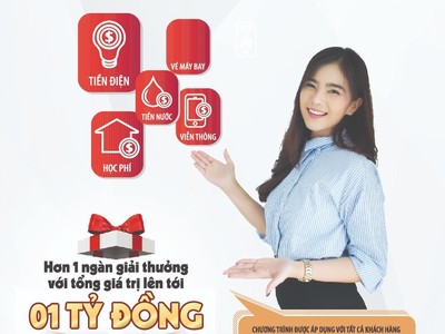 “Thanh toán liền tay - Vận may chờ đón” với Agribank