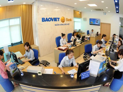 BAOVIET Bank: Lãi thuần từ hoạt động tín dụng đạt gần 400 tỷ đồng