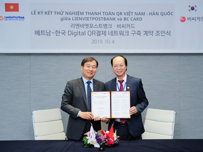 LienVietPostBank và BC Card ký kết thoả thuận hợp tác