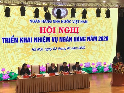 Thống đốc Ngân hàng Nhà nước Lê Minh Hưng phát biểu tại Hội nghị