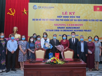 WB viện trợ không hoàn lại hơn 6,2 triệu USD giúp Việt Nam phát hiện và ứng phó với COVID-19