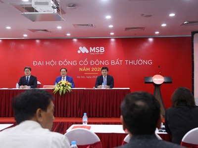 MSB tổ chức ĐHCĐ bất thường 2020 bầu bổ sung Thành viên HĐQT