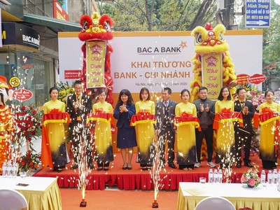 BAC A BANK khai trương chi nhánh Thanh Trì 