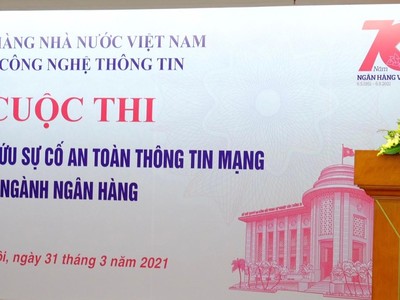 Phó Thống đốc Ngân hàng Nhà nước Việt Nam Nguyễn Kim Anh tham dự và chỉ đạo tổ chức thực hiện cuộc thi. 