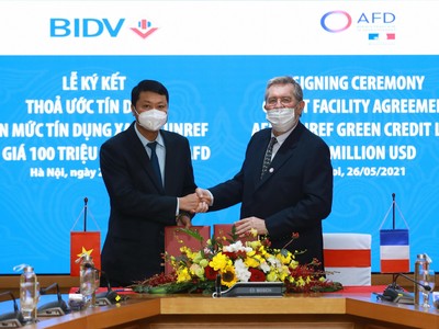 AFD cung cấp hạn mức 100 triệu USD cho BIDV 