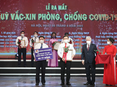 Agribank tiếp tục ủng hộ 52,5 tỷ đồng cho công tác phòng chống dịch bệnh Covid-19