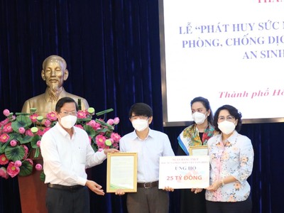 BIDV: Tiếp tục dành 25 tỷ đồng ủng hộ TP. Hồ Chí Minh phòng, chống dịch Covid-19