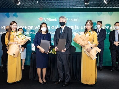 VPBank và SMBC tiếp tục ký kết thỏa thuận khoản vay hợp vốn trị giá 200 triệu USD