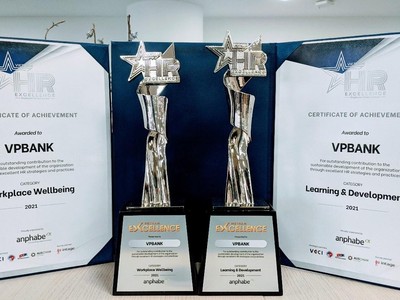 VPBank: Ngân hàng tốt nhất về “Đào tạo và Phát triển nhân viên” và “An sinh tại môi trường làm việc”