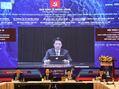 Ông Phạm Tiến Dũng, Phó Thống đốc Ngân hàng Nhà nước Việt Nam phát biểu tại sự kiện.