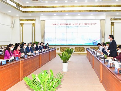 Lãnh đạo TP. Hồ Chí Minh gặp gỡ các nhà đầu tư Vạn Thịnh Phát, ORIX Corporation (Nhật Bản) và CK Asset Holdings Limited Group (Hồng Kông) 