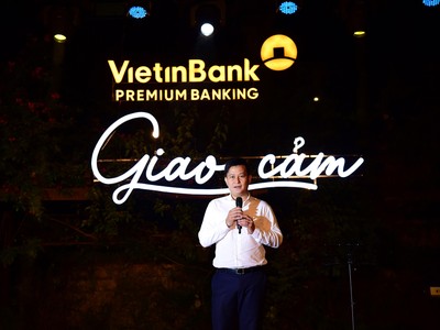 Đại diện VietinBank phát biểu khai mạc Hội nghị KHƯT