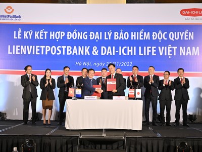 LienVietPostBank và Dai-ichi Life Việt Nam ký hợp đồng độc quyền 15 năm