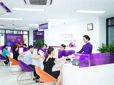 TPBank (TPB) báo lãi hơn 3.700 tỷ đồng trong 6 tháng đầu năm 