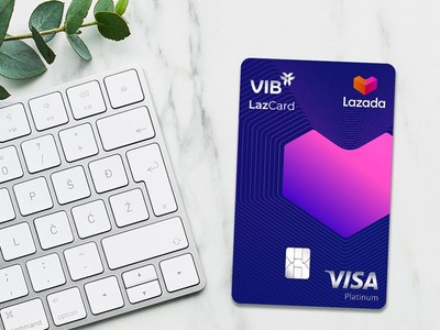 Dòng thẻ đồng thương hiệu của Lazada và VIB có chi tiêu trung bình cao gấp 5 lần chi tiêu bình quân các dòng thẻ của ngân hàng này