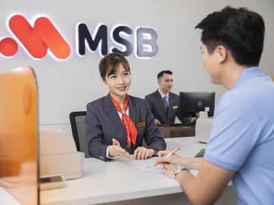 MSB giảm tiếp 1%/năm lãi suất vay với khách hàng hiện hữu