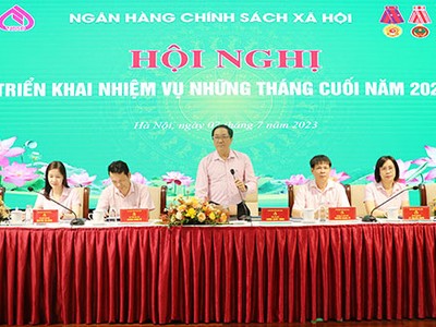 Tính đến ngày 30/6/2023, tổng nguồn vốn hoạt động tín dụng chính sách đạt 318.278 tỷ đồng, tăng 7,2% so với năm 2022