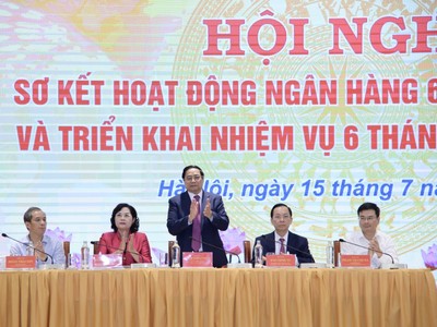 Thủ tướng Chính phủ Phạm Minh Chính dự và chỉ đạo Hội nghị Sơ kết hoạt động ngân hàng 6 tháng đầu năm 2023 và triển khai nhiệm vụ 6 tháng cuối năm 2023 của ngành ngân hàng.