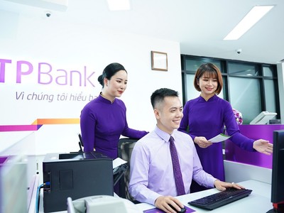 Quý II/2023, lợi nhuận trước thuế TPBank (TPB) đạt gần 3.400 tỷ đồng