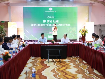 Cơ chế triển khai cấp tín dụng xanh hiện đang dừng ở mức khuyến khích chung