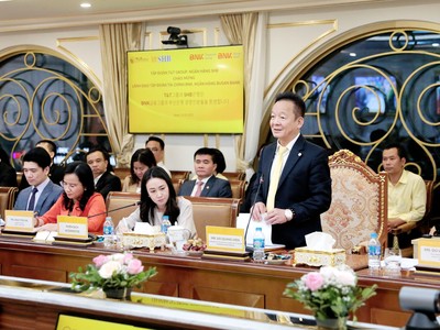 Ông Đỗ Quang Hiển, Chủ tịch HĐQT SHB tin tưởng sự hợp tác trong thời gian tới của SHB và Ngân hàng Busan sẽ góp phần thúc đẩy hợp tác phát triển giữa các doanh nghiệp Việt Nam – Hàn Quốc