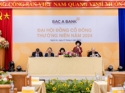 Ban Chủ tọa Đại hội đồng cổ đông thường niên BAC A BANK 2024 