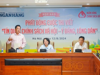 Phát động cuộc thi viết “Tín dụng chính sách xã hội - Ý Đảng, lòng Dân”