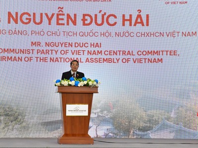 Phó Chủ tịch Quốc hội Nguyễn Đức Hải phát biểu tại Hội nghị. Ảnh: VGP/HT