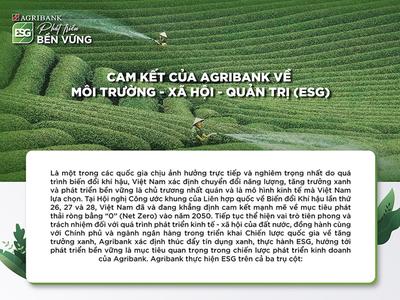 Ưu đãi giảm lãi suất tối thiểu 1%/năm nhằm phát triển tăng trưởng xanh vùng đồng bằng sông Cửu Long