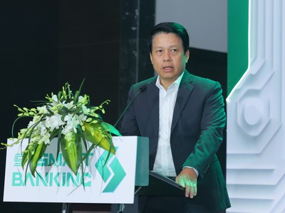 Ông Phạm Tiến Dũng, Phó Thống đốc, Ngân hàng nhà nước Việt Nam phát biểu khai mạc sự kiện