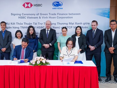 HSBC tài trợ tín dụng thương mại xanh cho Vĩnh Hoàn (VHC)