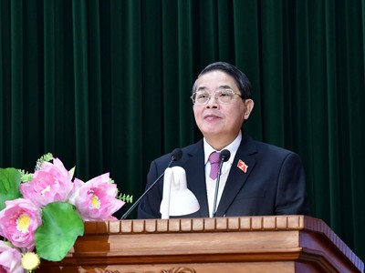 Ủy viên Ban Chấp hành Trung ương Đảng, Phó Chủ tịch Quốc hội Nguyễn Đức Hải phát biểu chỉ đạo Hội nghị.