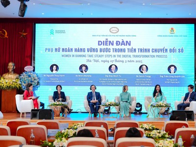 Thúc đẩy vai trò của phụ nữ ngành ngân hàng hội nhập cùng quá trình chuyển đổi số