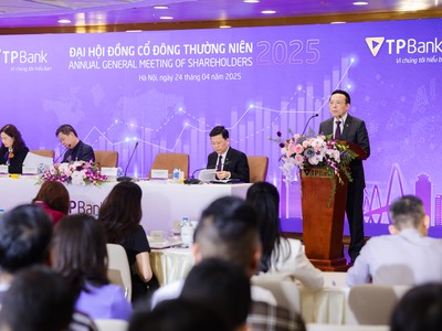 Ông Đỗ Minh Phú, Chủ tịch HĐQT Ngân hàng TMCP Tiên Phong (TPBank) phát biểu tại sự kiện