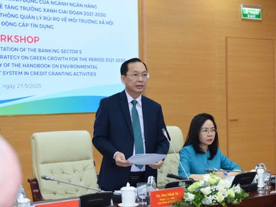 Phó Thống đốc thường trực NHNN Đào Minh Tú phát biểu tại Tọa đàm