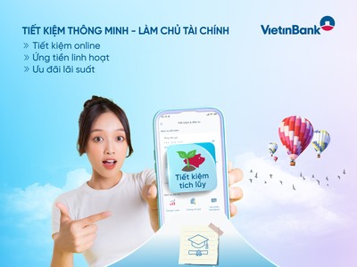 “Tiết kiệm thông minh – làm chủ tài chính” cùng VietinBank (CTG)