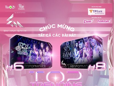 Loạt hit đình đám Em Xinh “Say Hi” liên tục “chiếm sóng” Top Trending YouTube.