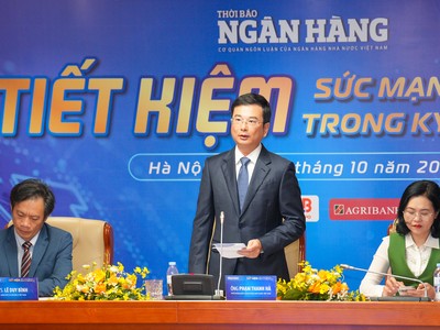 Ông Phạm Thanh Hà, Phó Thống đốc NHNN phát biểu tại Tọa đàm